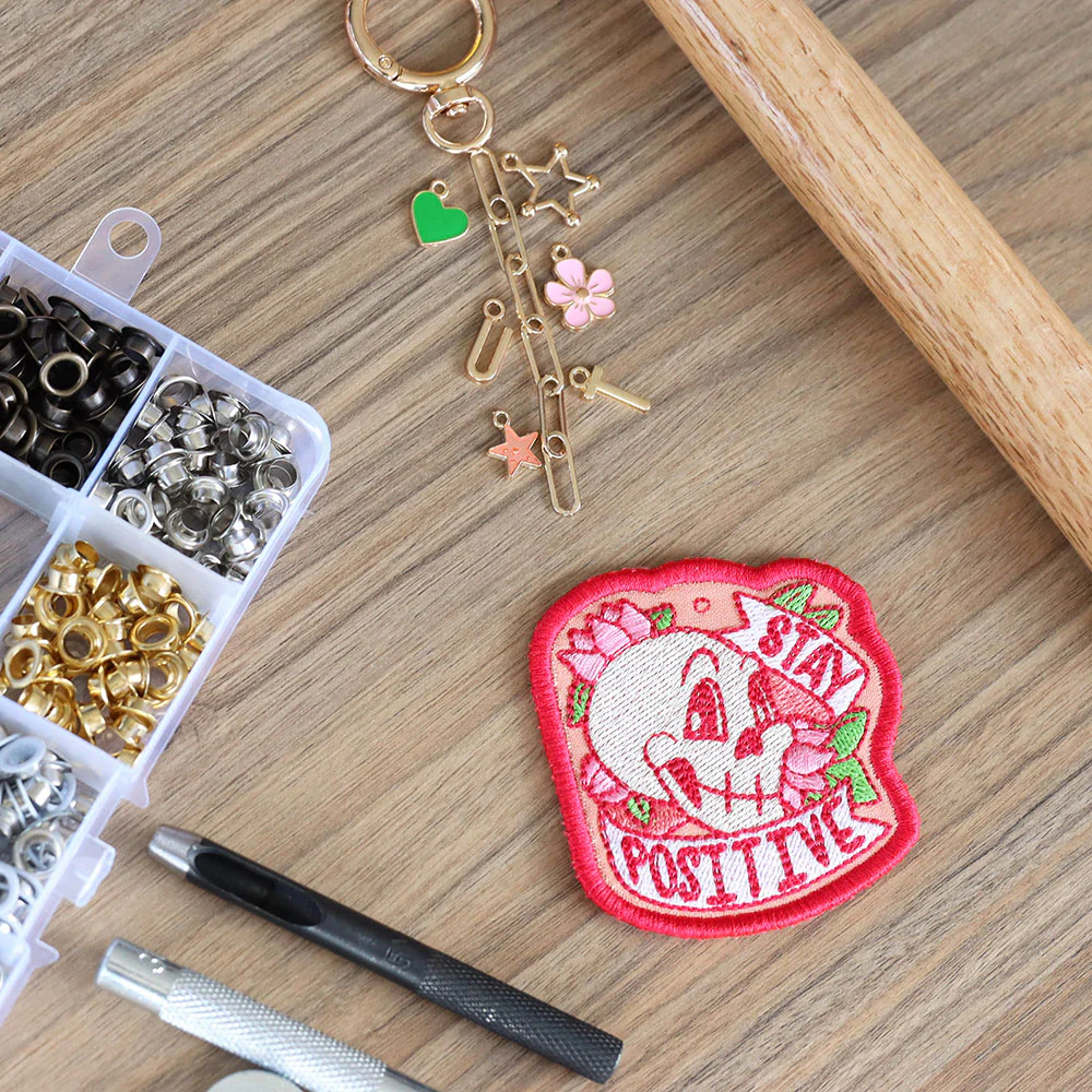 Irreverent Keychains - Stay Positive (In-the-Hoop) - Image 3