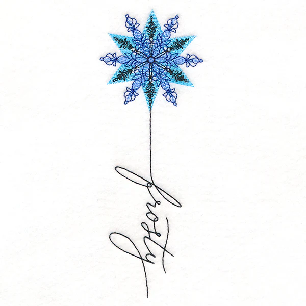 January Frosty Snowflake - Image 7