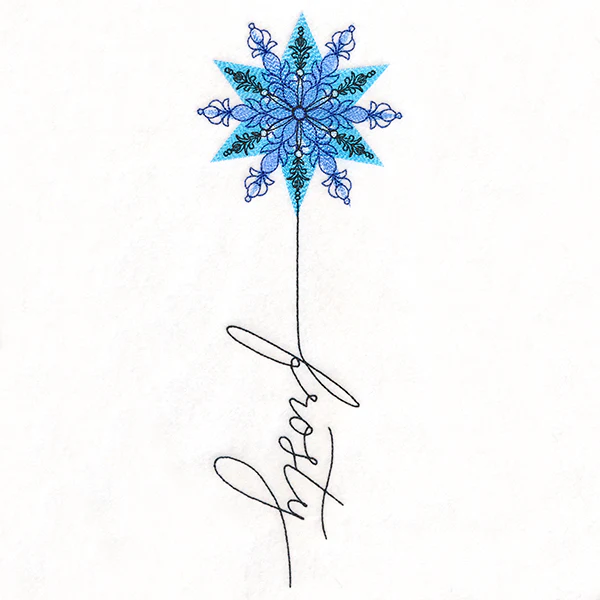 January Frosty Snowflake - Image 8