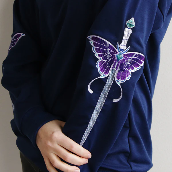 Jeweled & Magical Luna Moth Sword - Image 18