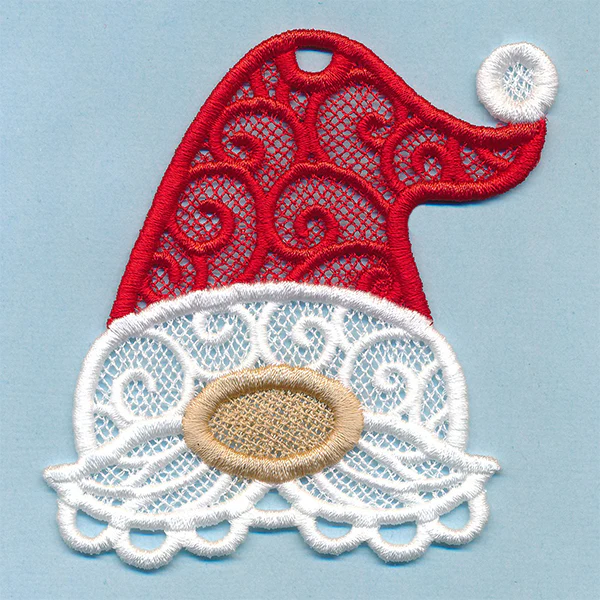 Jolly Ol' Gnome Ornament (Lace) - Image 5