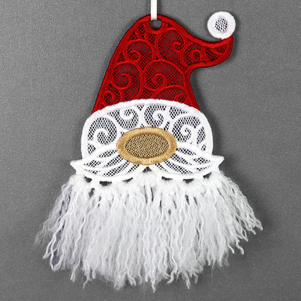 Jolly Ol' Gnome Ornament (Lace) - Image 7
