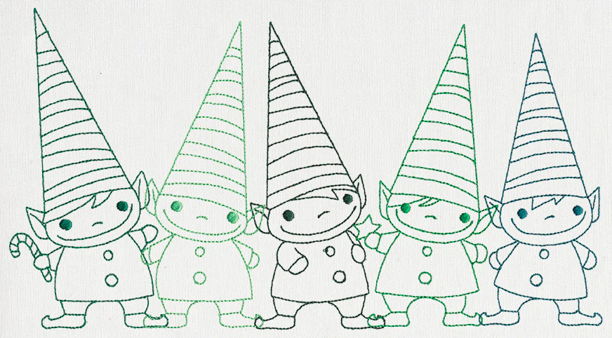 Joyous Elves Border