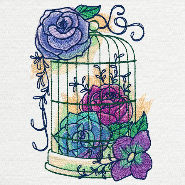 Kaleidoscope Blooms - Bird Cage - Image 2
