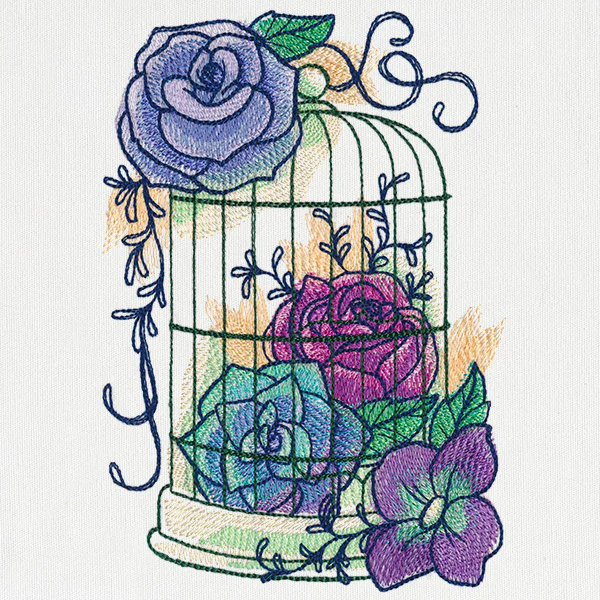 Kaleidoscope Blooms - Bird Cage - Image 4