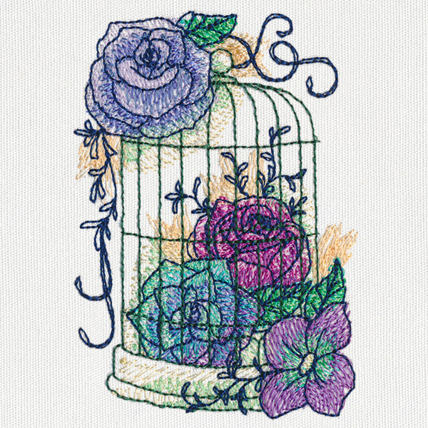 Kaleidoscope Blooms - Bird Cage - Image 5