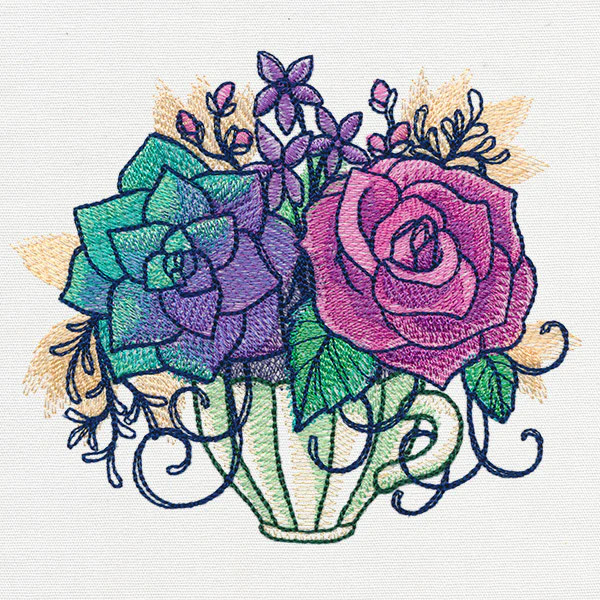 Kaleidoscope Blooms - Teacup - Image 4