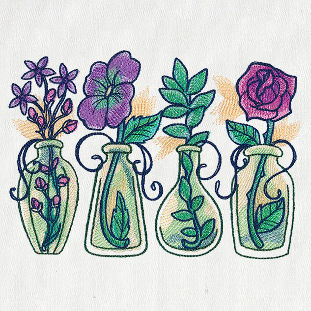 Kaleidoscope Blooms - Vials - Image 2