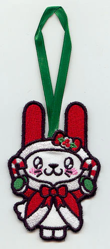 Kawaii Christmas - Bunny (Ornament) - Image 2