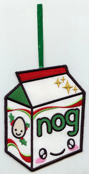 Kawaii Christmas - Eggnog (Ornament) - Image 3