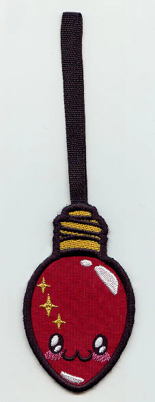 Kawaii Christmas - Mustachioed Light (Ornament) - Image 3