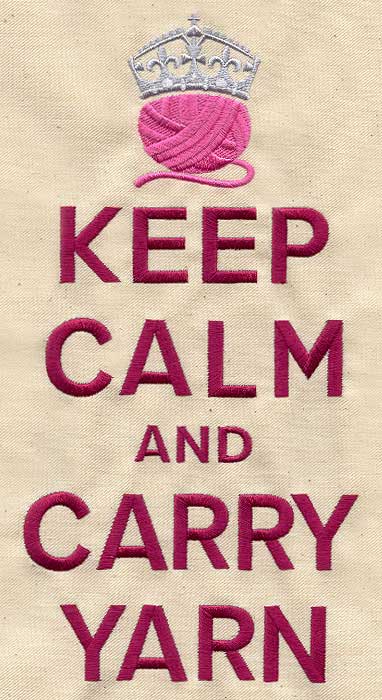 Keep Calm and Carry Yarn - Image 4
