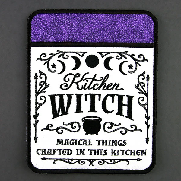 Kitchen Witch Magic Pot Holder (In-the-Hoop) - Image 8