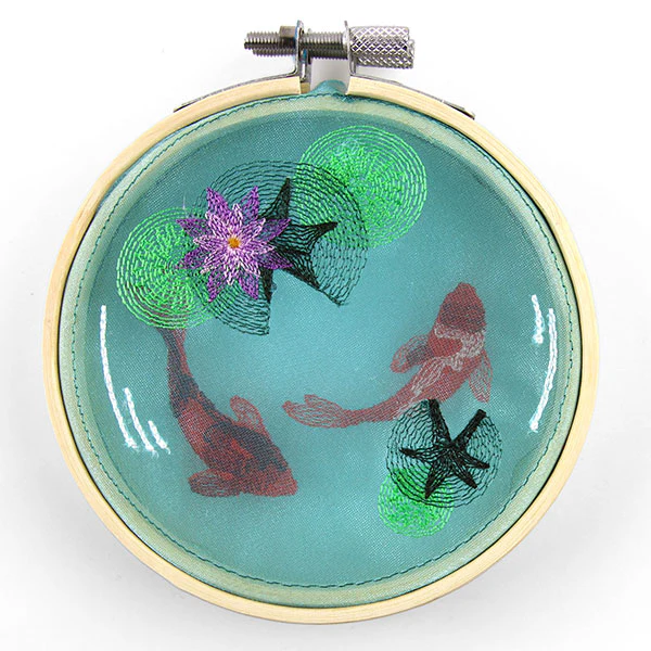 Koi Pond Shadowbox (Organza) - Image 6