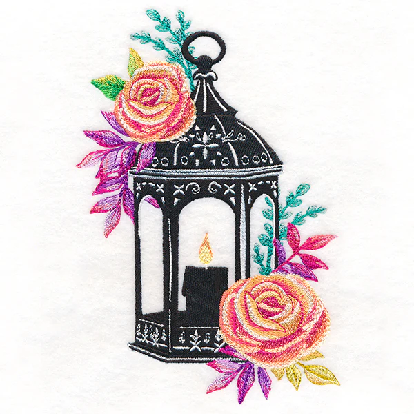 Lantern in Blooming Roses - Image 5
