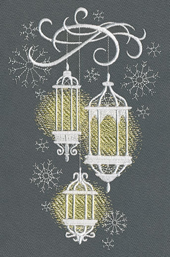 Lanterns in the Snow - Image 2