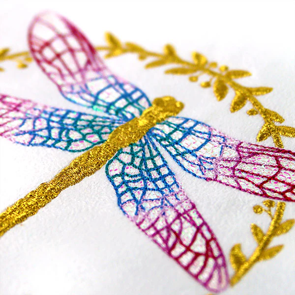 Laurels & Gold Dragonfly Circle - Image 12