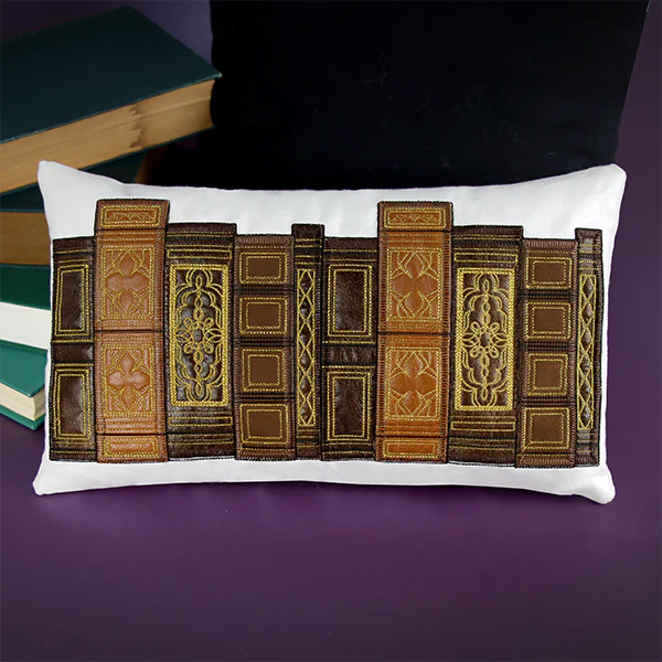 Leather Bound Books Border (Applique) - Image 5