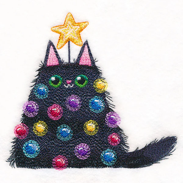 Lit Christmas Kitty - Image 5