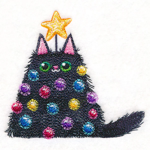 Lit Christmas Kitty - Image 7