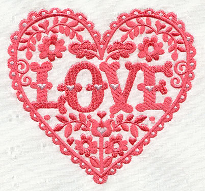 Love and Flowers Heart - Image 2