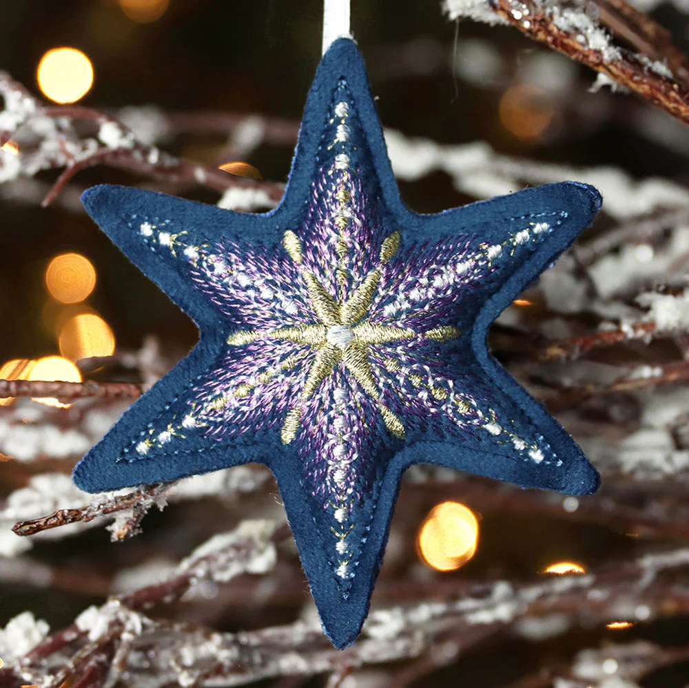 Luminous Star Ornament (In-the-Hoop) - Image 3