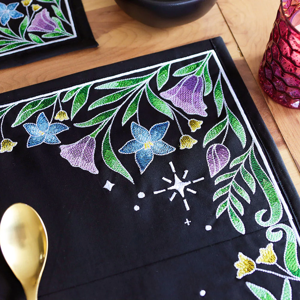 Lunar Blooms Placemat Set - Image 3