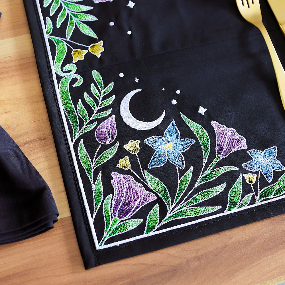 Lunar Blooms Placemat Set - Image 4
