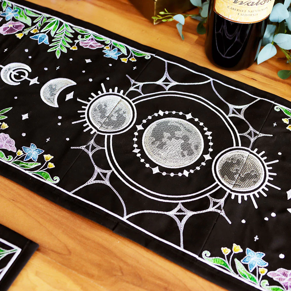 Lunar Blooms Table Runner Set - Image 3