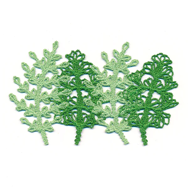 Lush Ferns Candle Wrap (Lace) - Image 4
