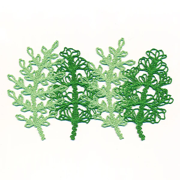 Lush Ferns Candle Wrap (Lace) - Image 6