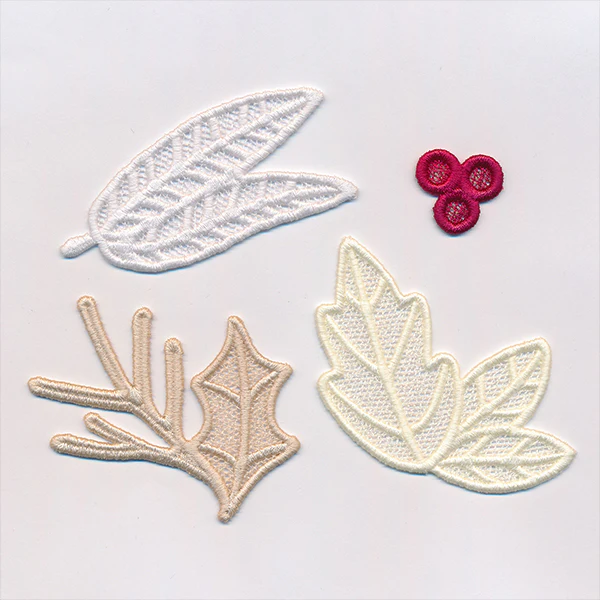 Lush Yuletide Wreath (Lace) - Image 2