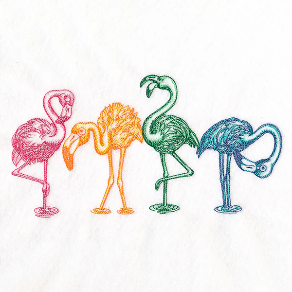 Made for Rainbows Silly Flamingo Border - Image 3