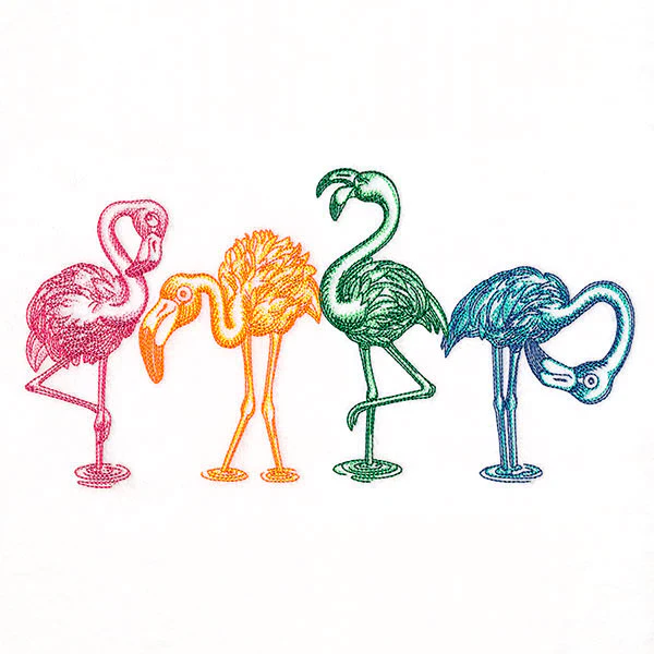 Made for Rainbows Silly Flamingo Border - Image 9