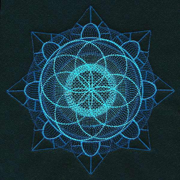 Magnetic Swirls Medallion
