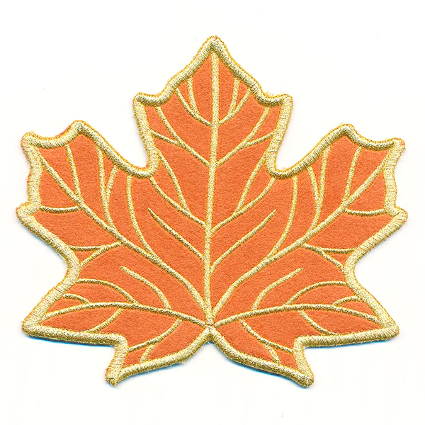 Maple Leaf Coaster (In-the-Hoop) - Image 2