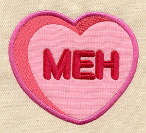 Meh Conversation Heart (Applique) - Image 3