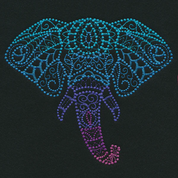 Mendhi Elephant