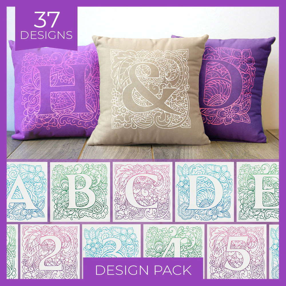 Mendhika Alphabet (Design Pack) - Image 7