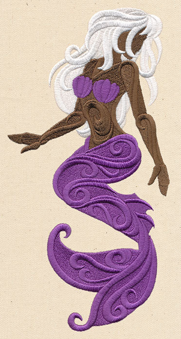 Mermaid in Swirls - Image 4