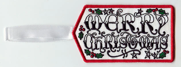 Merry Christmas Tag (In the Hoop)