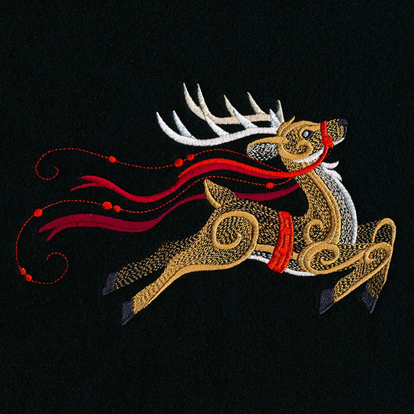Merry Flight Baroque Christmas Reindeer - Image 7