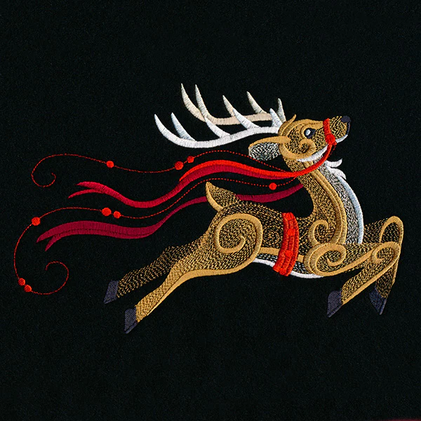 Merry Flight Baroque Christmas Reindeer - Image 9