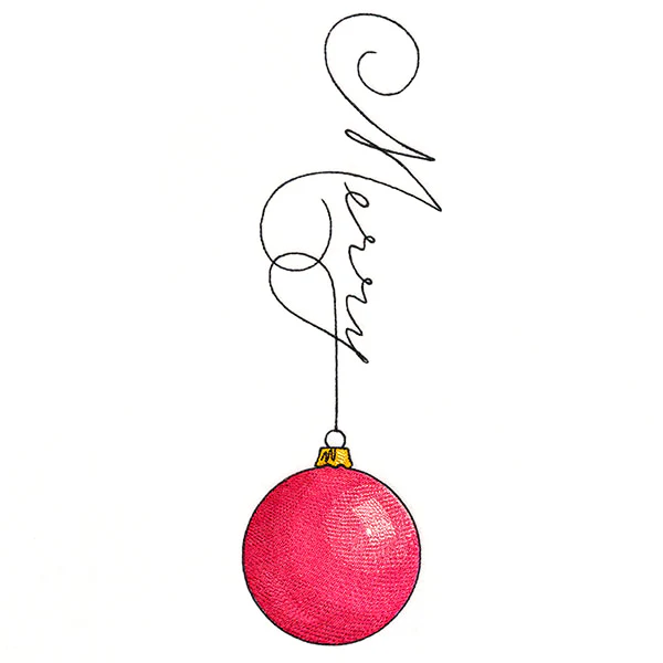 Merry Ornament