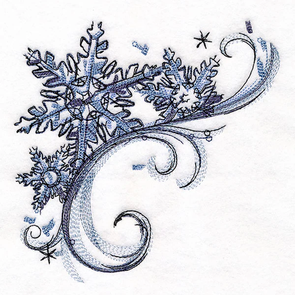 Mesmerized by Winter Snowflakes Corner - Image 5