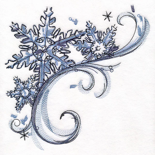 Mesmerized by Winter Snowflakes Corner - Image 9