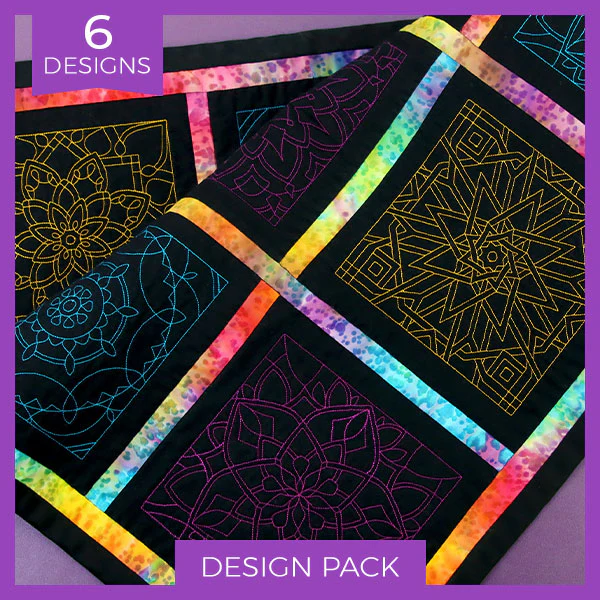 Mesmerizing Mandala Quilting (Design Pack) - Image 3