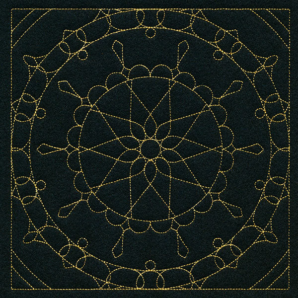 Mesmerizing Mandala Quilting Square 4 - Image 10