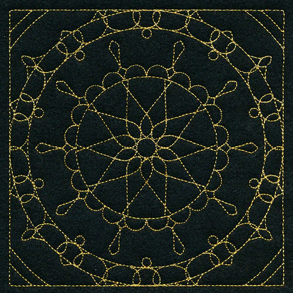Mesmerizing Mandala Quilting Square 4 - Image 42