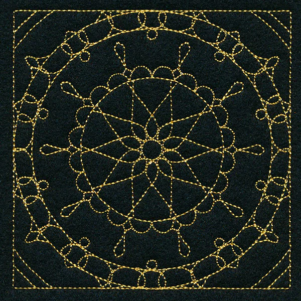 Mesmerizing Mandala Quilting Square 4 - Image 46